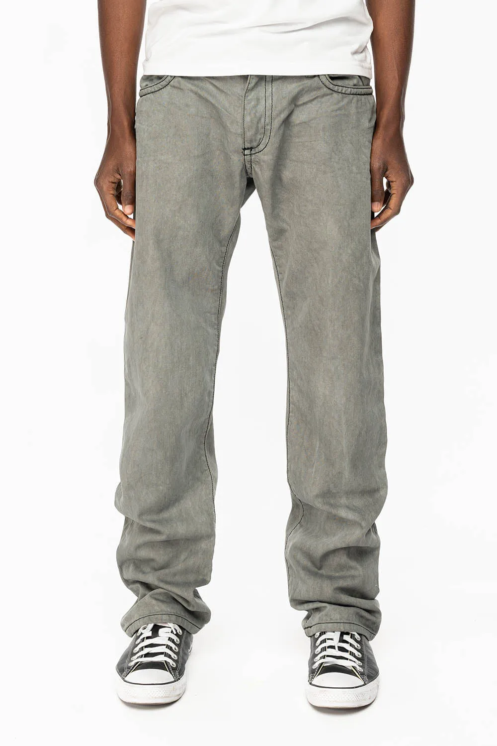 MENS STRAIGHT CUT JEANS WITH CRYSTALS AND STUDS IN FUTURE WASH sold by Robin's Jean product image thumbnail 2