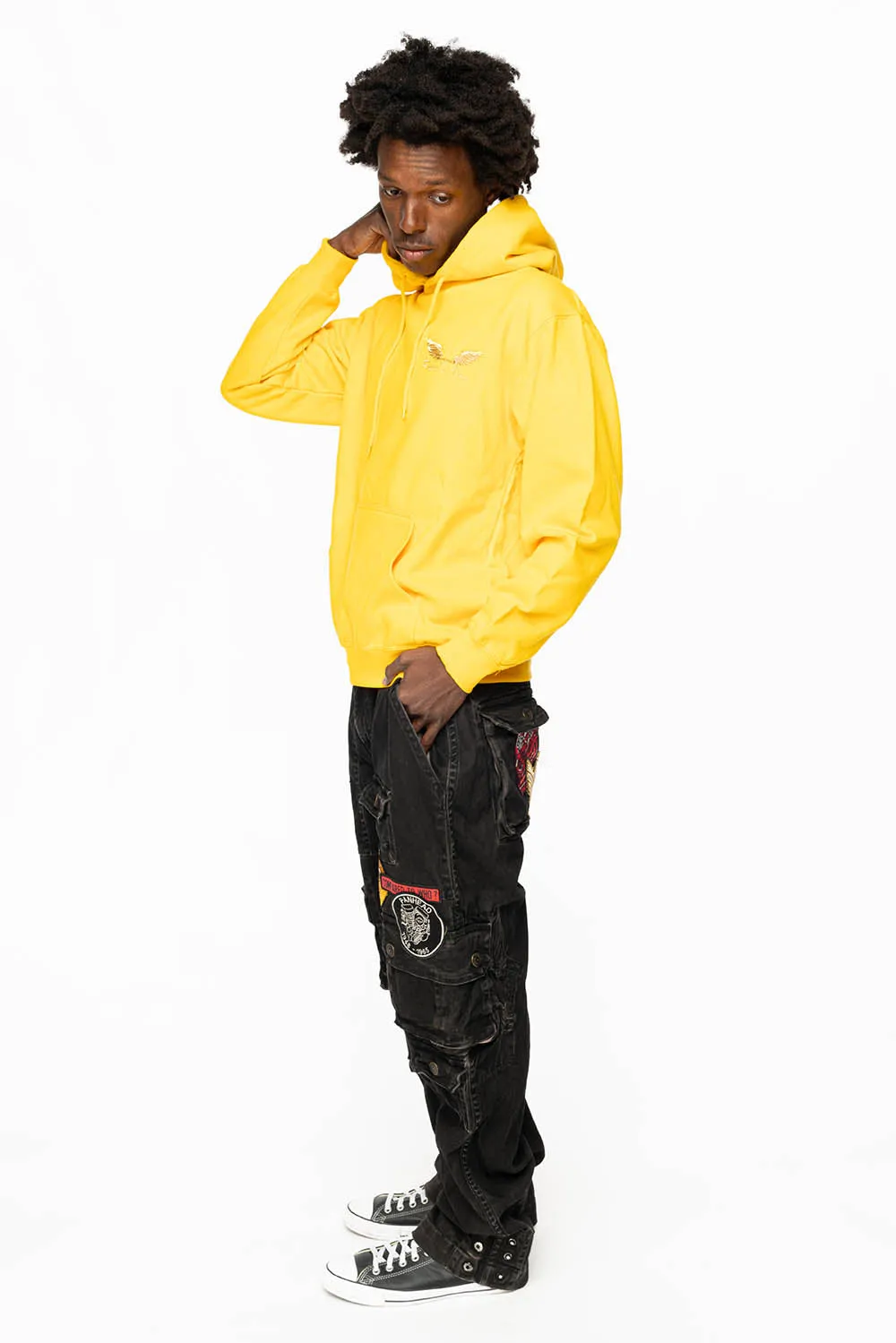 ORIGINAL ROBIN’S JEAN CALL OF DUTY CARGO PANTS IN VINTAGE BLACK COLOR WITH MULTIPLE PATCH sold by Robin's Jean product image thumbnail 5