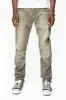 CLASSIC 5 POCKET SLIM LEG JEANS IN GREY 3D LIGHT WASH sold by Robin's Jean