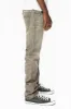 CLASSIC 5 POCKET SLIM LEG JEANS IN GREY 3D LIGHT WASH sold by Robin's Jean