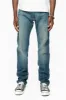 CLASSIC 5 POCKET  STRAIGHT  LEG JEANS  IN BLUE  3D MEDIUM WASH WITH PATCH sold by Robin's Jean