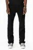 KILLER FLAP MENS STRAIGHT LEG JEAN IN PURE BLACK sold by Robin's Jean