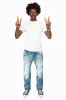 KILLER FLAP MENS STRAIGHT LEG JEAN IN  BLUE OMAHA MED WASH sold by Robin's Jean