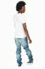 ROBINS RED LABEL BIKER JEANS IN MEDIUM BLUE WASH sold by Robin's Jean