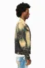 MENS DENIM JACKET IN LIGHT YELLOW 4D DARK PERU WASH WITH GOLD WINGS sold by Robin's Jean