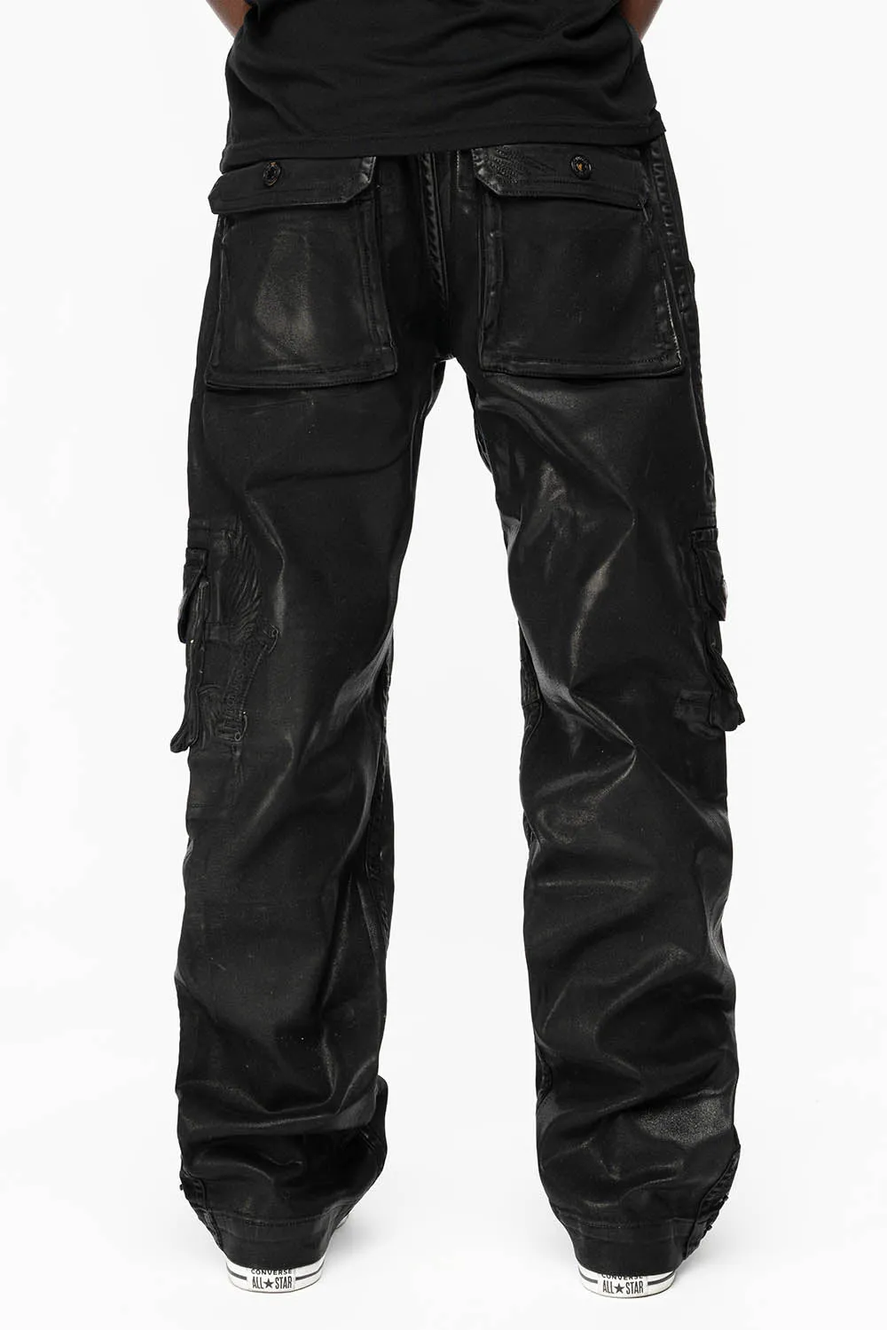 ORIGINAL ROBIN’S JEAN CALL OF DUTY CARGO PANTS IN BLK COATING sold by Robin's Jean product image thumbnail 2