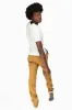 MENS BIKER RACER JEANS IN KHAKI COATING sold by Robin's Jean