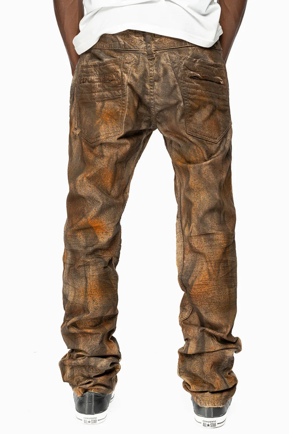 MENS MOTO BIKER JEANS IN NEVADA WASH sold by Robin's Jean product image thumbnail 2