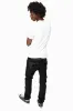 KILLER FLAP MENS SKINNY JEANS IN PURE BLACK FULLY EMBELLISHED JET BLK CRYSTALS sold by Robin's Jean