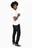 KILLER FLAP MENS SKINNY JEANS IN PURE BLACK FULLY EMBELLISHED JET BLK CRYSTALS sold by Robin's Jean