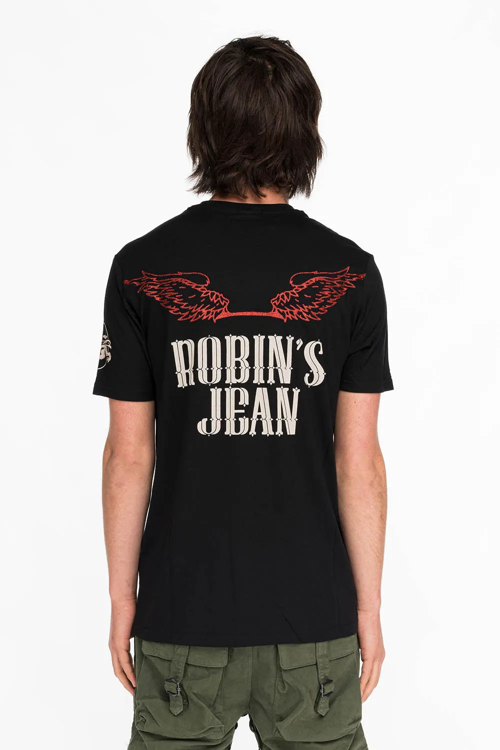 GLITTER LION IN RED ON BLACK sold by Robin's Jean product image thumbnail 2