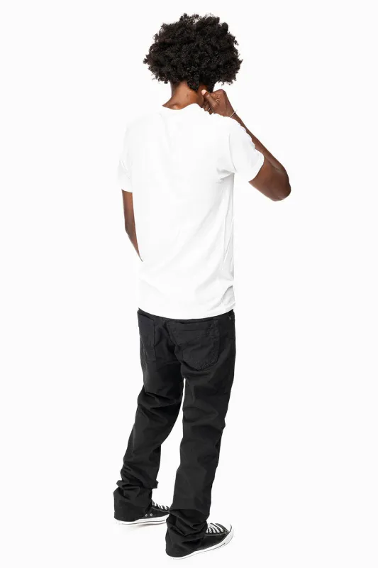 CLASSIC STRAIGHT LEG JEANS IN BLACK WASH sold by Robin's Jean