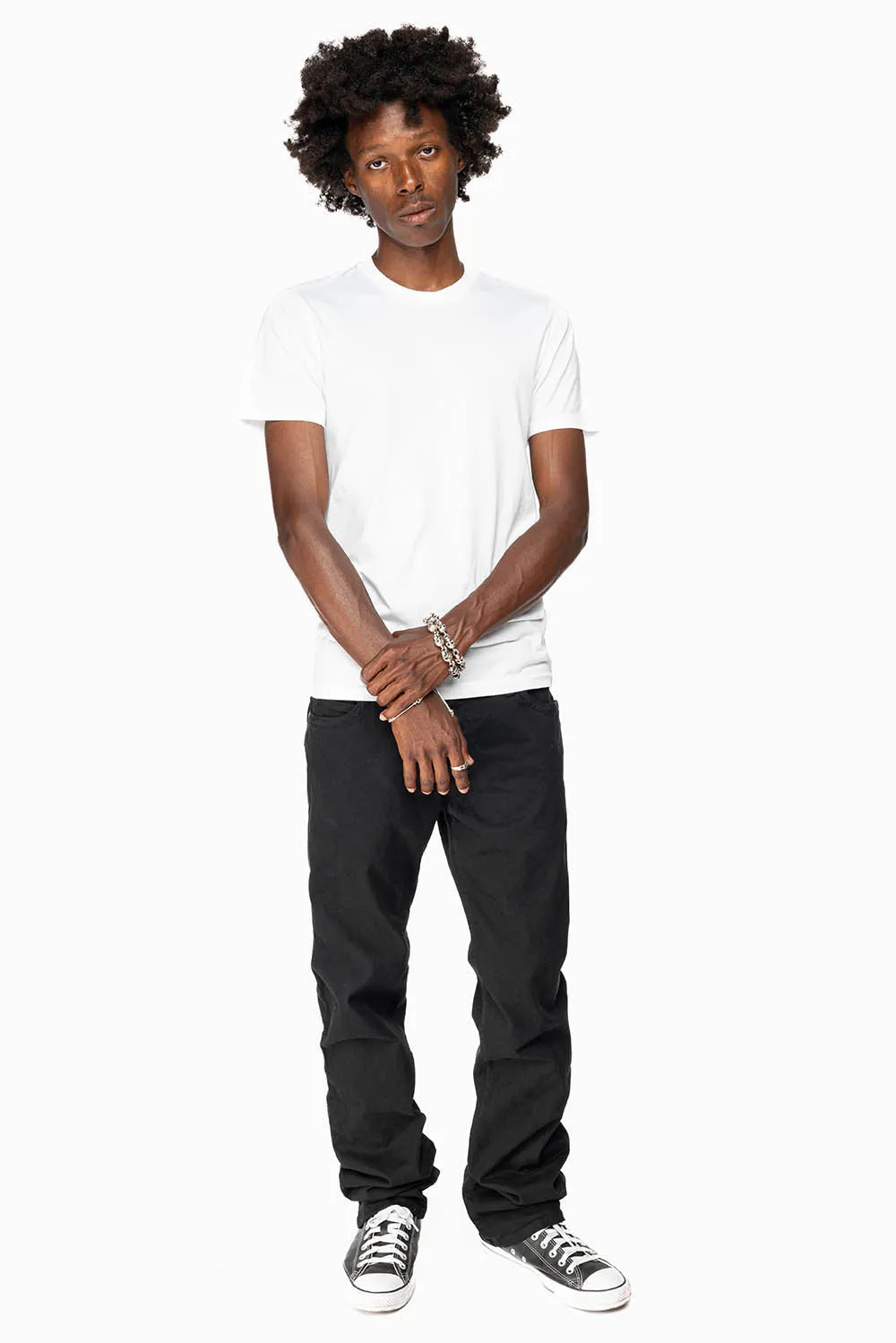 CLASSIC STRAIGHT LEG JEANS IN BLACK WASH sold by Robin's Jean product image thumbnail 4