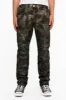 MENS BIKER JEANS IN TIE DYE CAMO GREEN sold by Robin's Jean