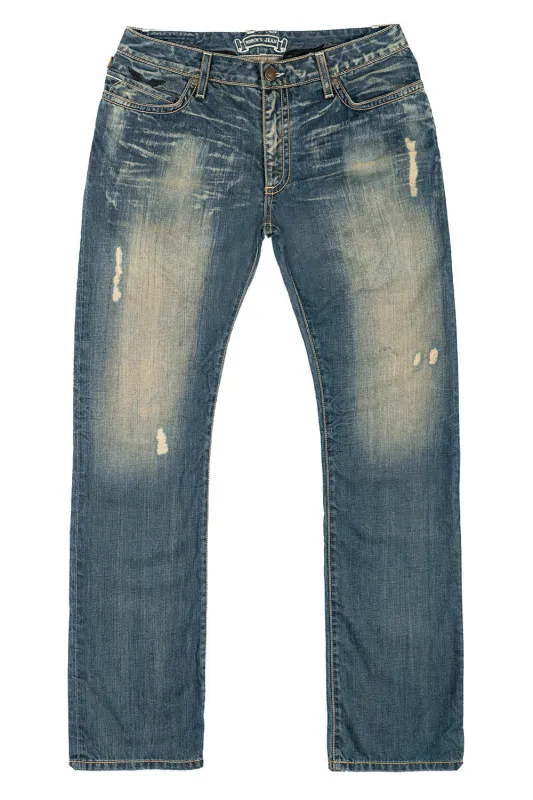 MENS CLASSIC STRAIGHT LEG JEAN IN BLUE VENICE WASH sold by Robin's Jean