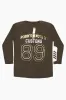 ROBIN’S MOTO X LONG SLEEVE TEE IN OLIVE sold by Robin's Jean