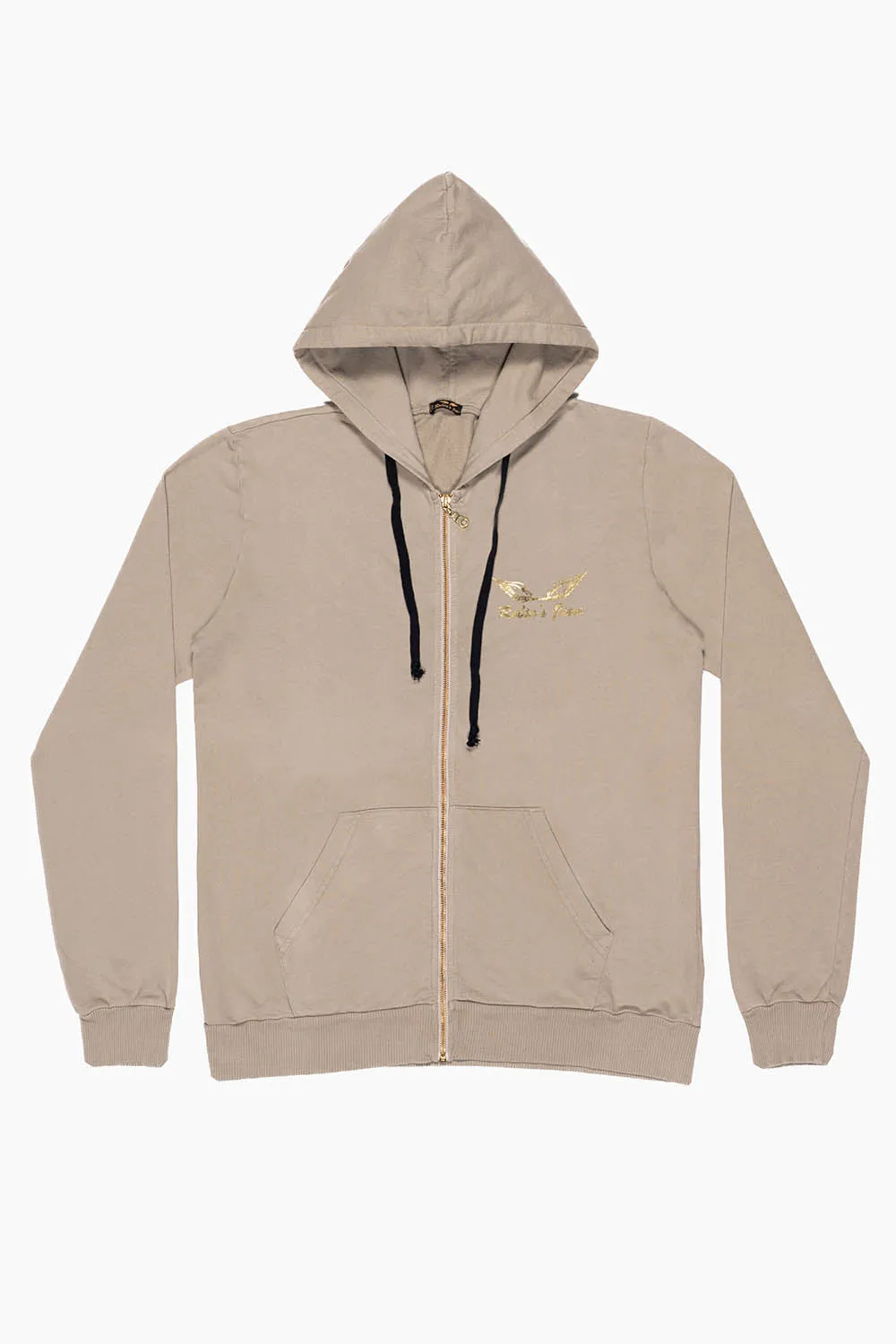 MENS LIVE FREE PULLOVER HOODIE IN KHAKI sold by Robin's Jean product image thumbnail 2