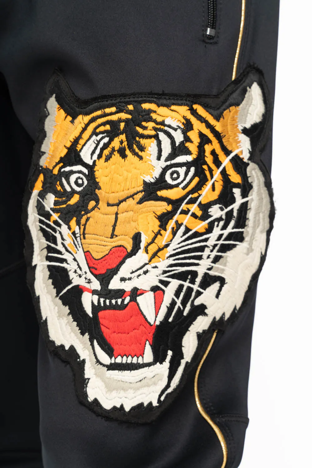 JOGGER IN BLACK WITH TIGER PATCH sold by Robin's Jean product image thumbnail 3