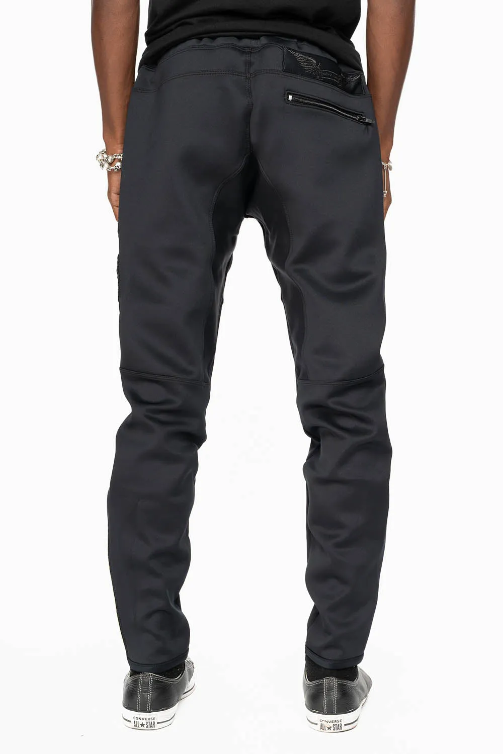 JOGGER IN BLACK WITH TIGER PATCH sold by Robin's Jean product image thumbnail 4