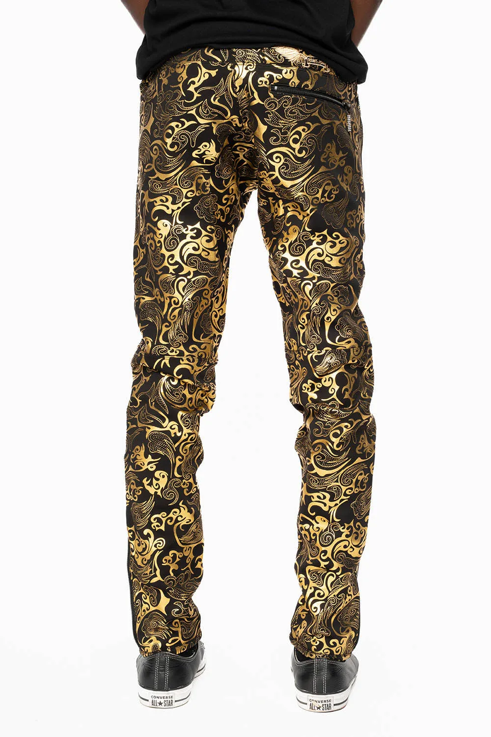 CLOUD JOGGER IN BLACK AND GOLD sold by Robin's Jean product image thumbnail 4