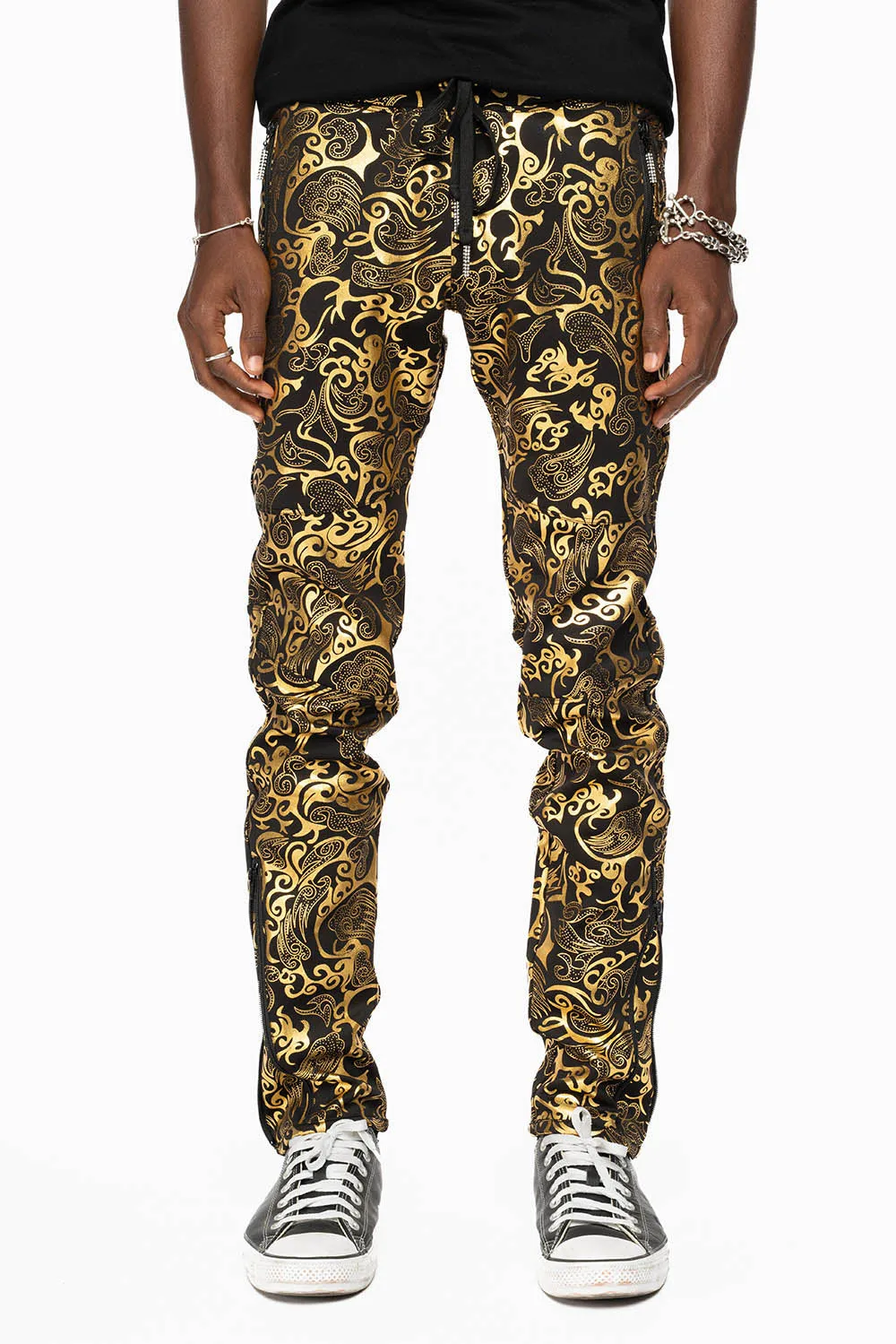 CLOUD JOGGER IN BLACK AND GOLD sold by Robin's Jean product image thumbnail 2