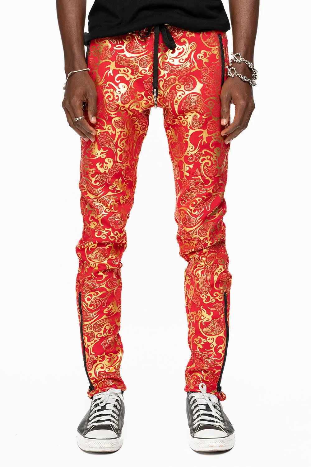 CLOUD JOGGER IN RED AND GOLD sold by Robin's Jean product image thumbnail 2