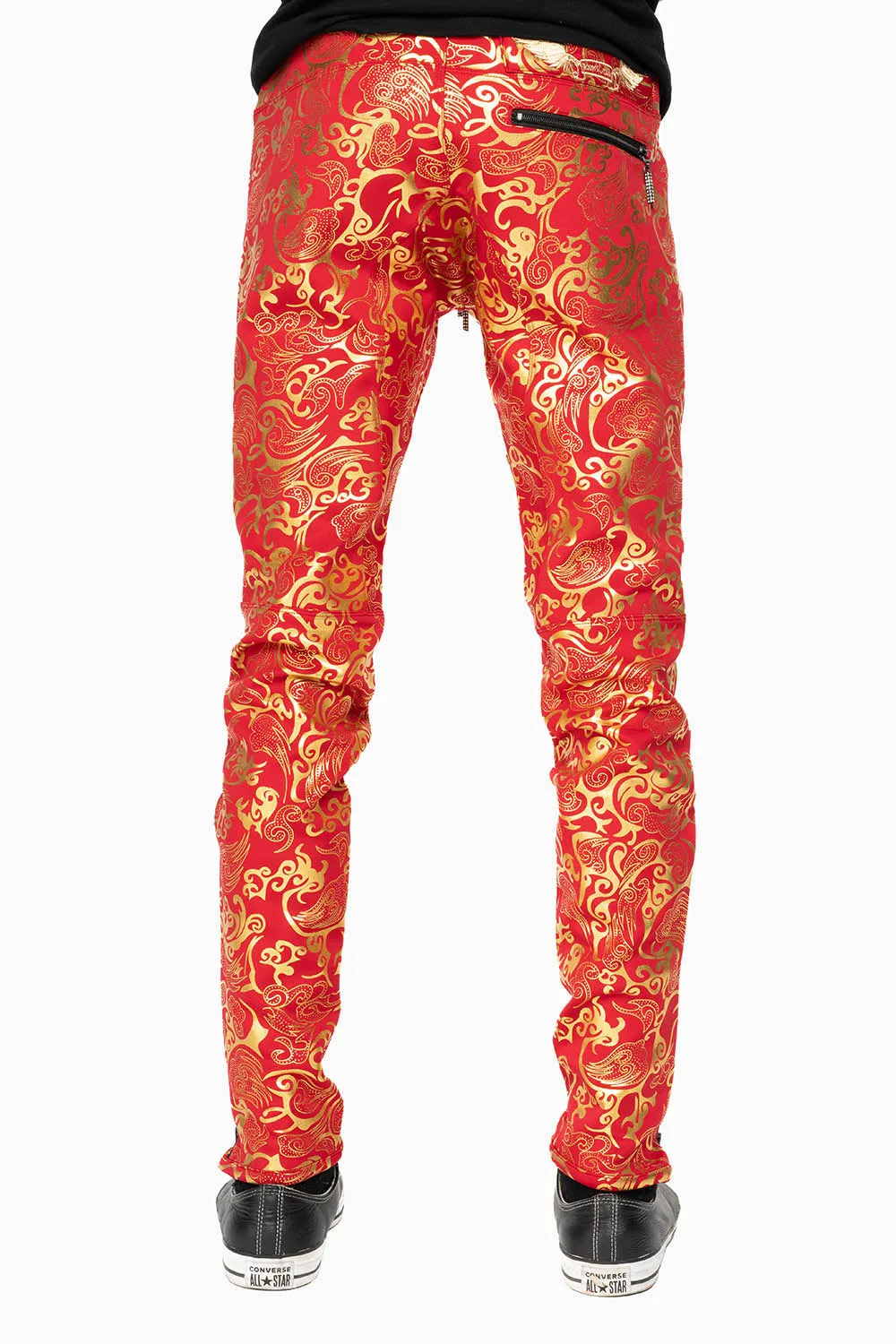 CLOUD JOGGER IN RED AND GOLD sold by Robin's Jean product image thumbnail 3