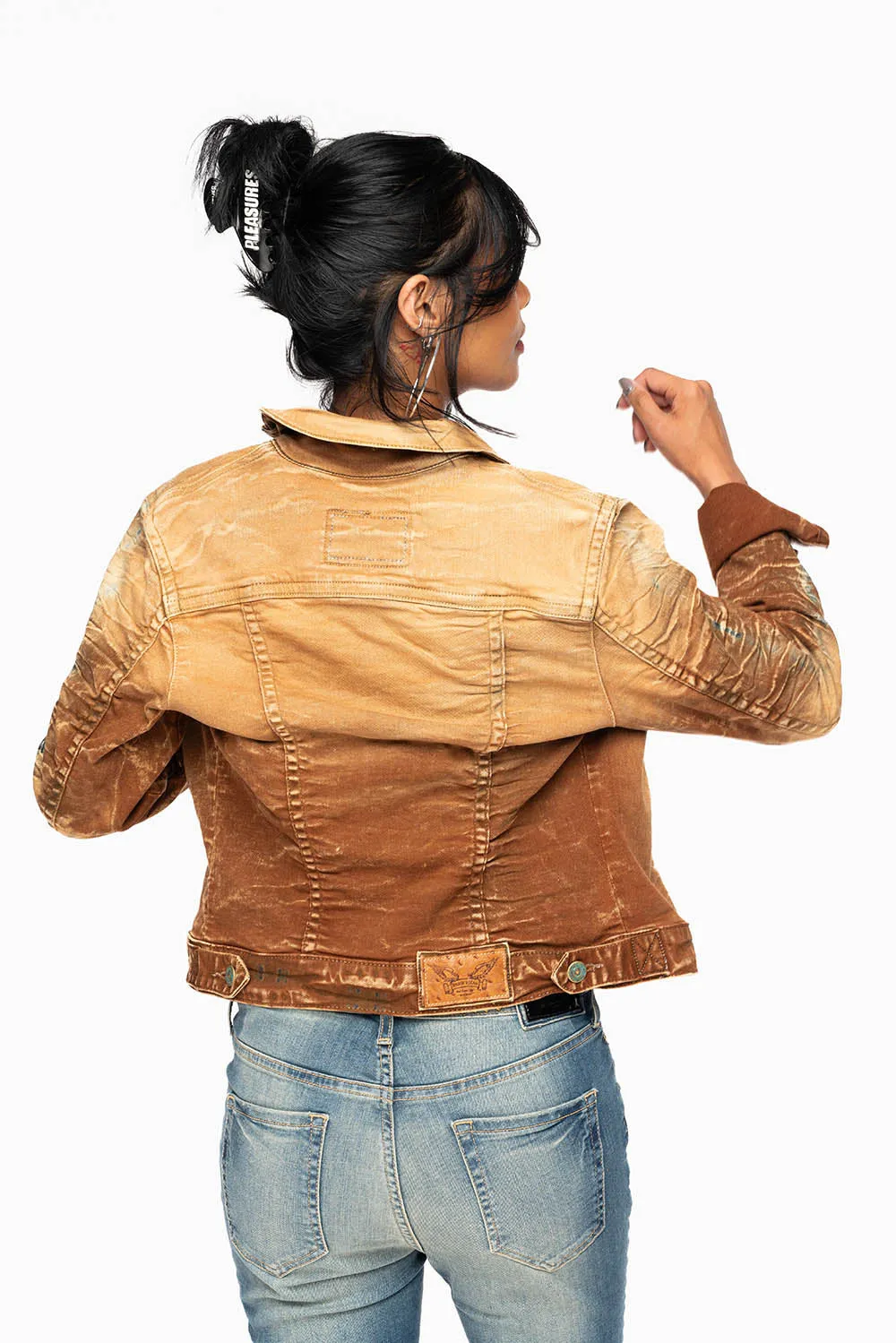 ROBIN'S JEAN DENIM JACKET IN 4D LIGHT PERU WASH sold by Robin's Jean product image thumbnail 2