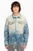 DENIM JACKET IN VINTAGE BLUE WITH CRYSTALS sold by Robin's Jean