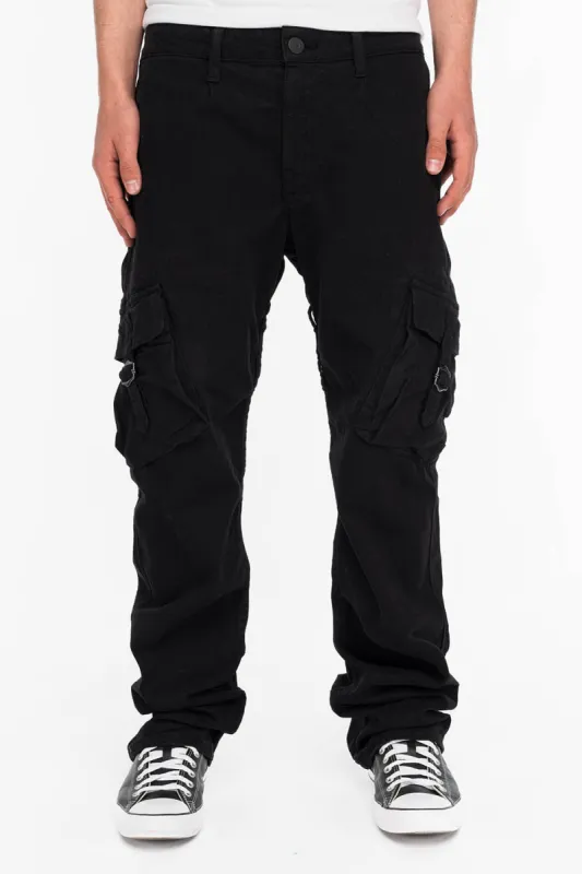 ROBINS NEW MILITARY STYLE CARGO PANTS IN BLACK sold by Robin's Jean