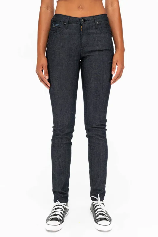 WOMENS CLASSIC 5 POCKET SKINNY JEANS IN RAW sold by Robin's Jean