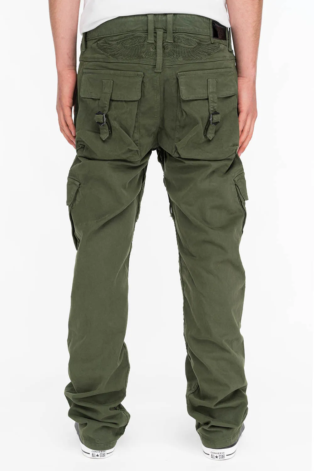 ROBINS NEW MILITARY STYLE CARGO PANTS IN GREEN ARMY sold by Robin's Jean product image thumbnail 2