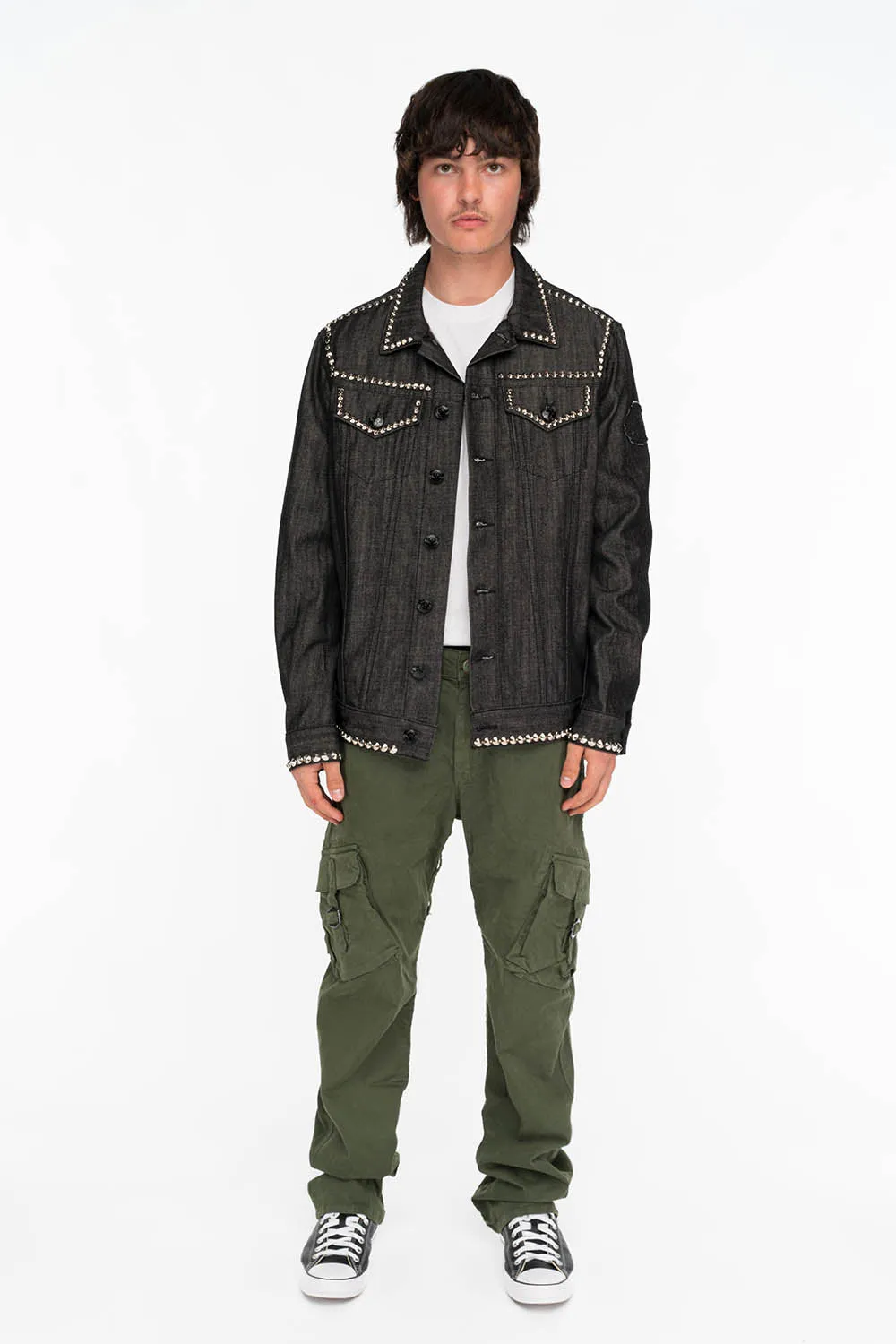 ROBINS NEW MILITARY STYLE CARGO PANTS IN GREEN ARMY sold by Robin's Jean product image thumbnail 3
