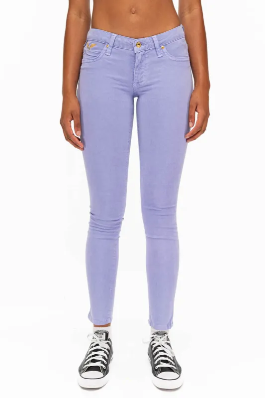 MARILYN SKINNY IN PURPLE WITH CRYSTALS sold by Robin's Jean