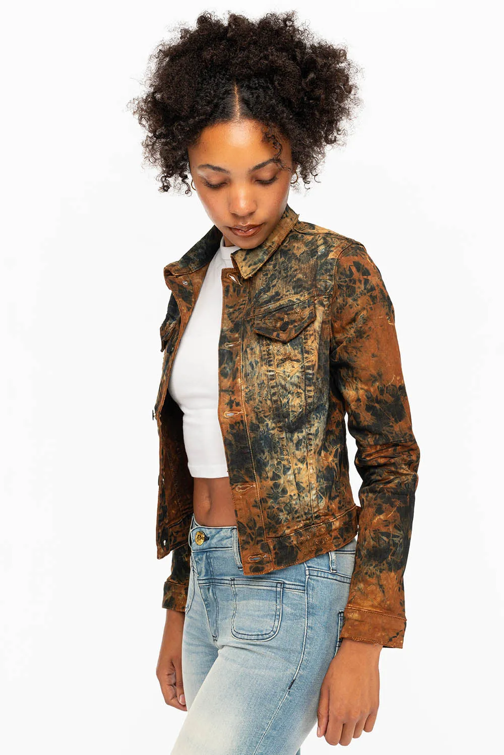 DENIM JACKET IN LA WASH sold by Robin's Jean product image thumbnail 5