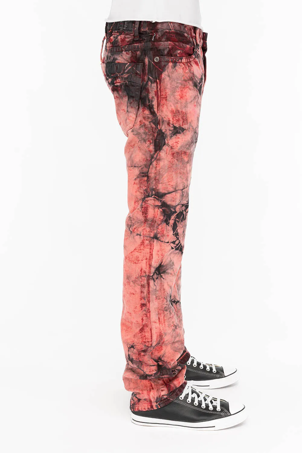 CLASSIC STRAIGHT LEG JEANS IN APACHE TIE DYE WASH sold by Robin's Jean product image thumbnail 2