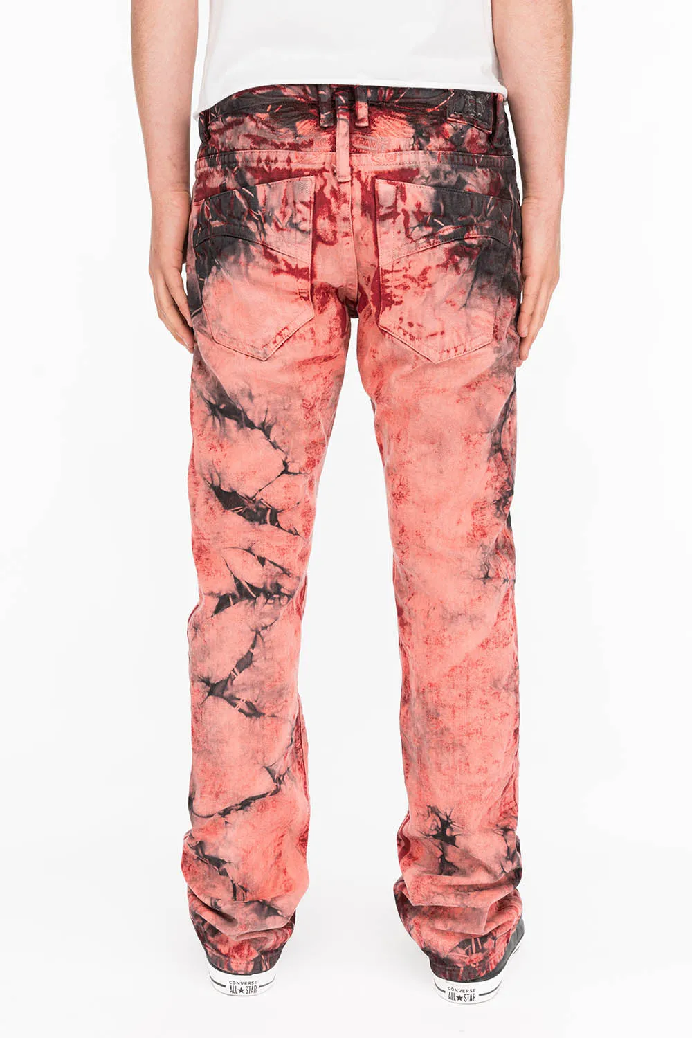 CLASSIC STRAIGHT LEG JEANS IN APACHE TIE DYE WASH sold by Robin's Jean product image thumbnail 3