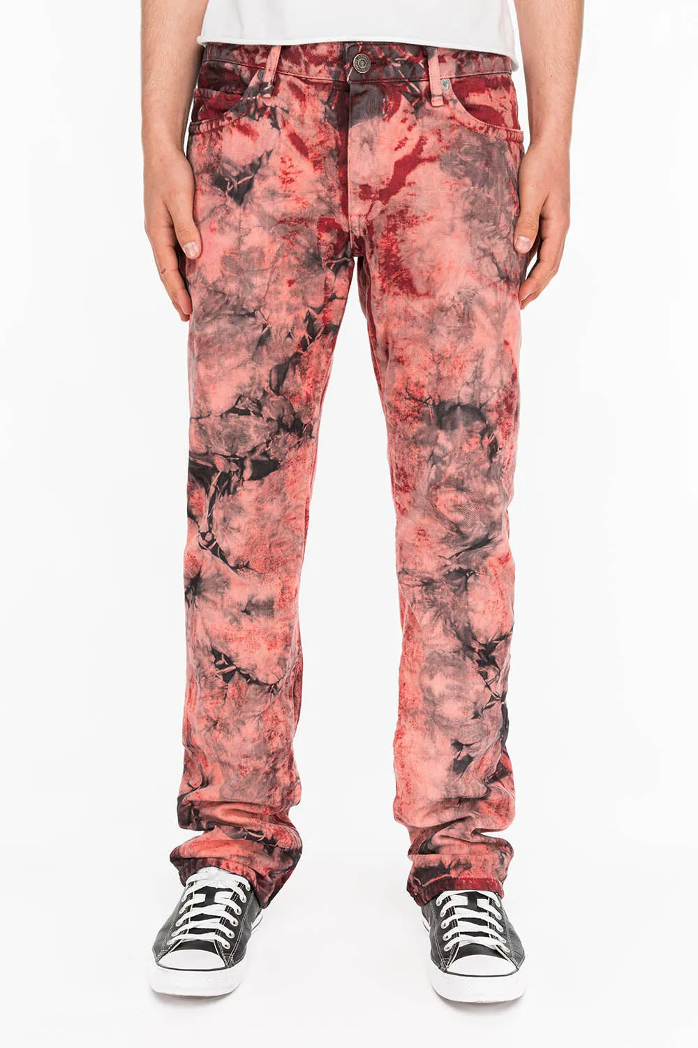 CLASSIC STRAIGHT LEG JEANS IN APACHE TIE DYE WASH sold by Robin's Jean