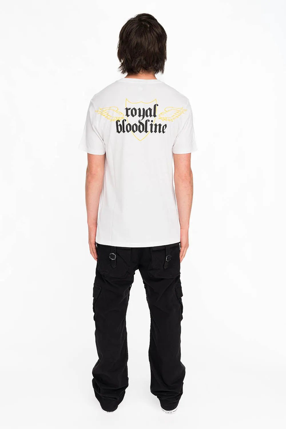 EAGLE CREST TEE IN WHITE AND YELLOW sold by Robin's Jean product image thumbnail 4