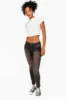 ROBIN'S WOMENS SKINNY BIKER JEANS MOTO IN TOFFE IRENE BLACK sold by Robin's Jean