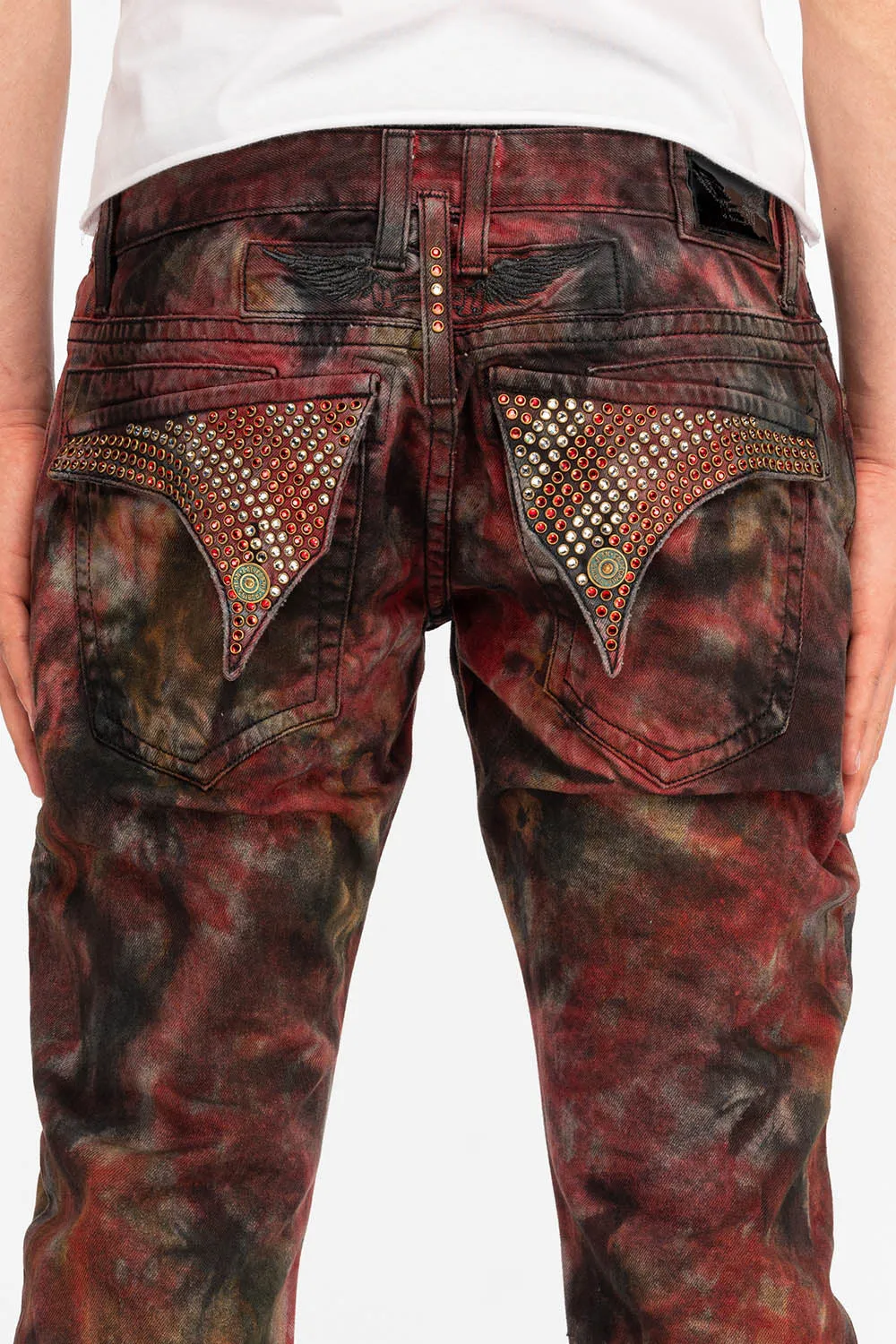 ROBIN'S MEN'S SLIM JEANS WITH CRYSTALS IN BOGOTA sold by Robin's Jean product image thumbnail 3