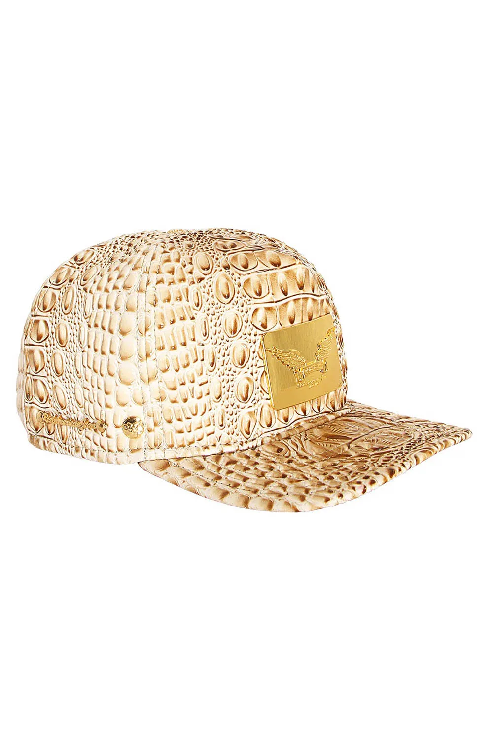 ROBIN'S GOLD TAG CAP IN BEIGE CROC sold by Robin's Jean product image thumbnail 2