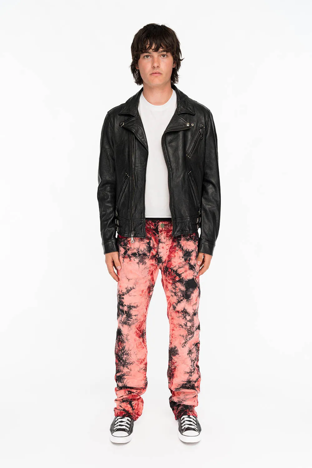 MENS CLASSIC STRAIGHT LEG LONG FLAP JEANS IN APACHE WITH CRYSTALS sold by Robin's Jean product image thumbnail 3