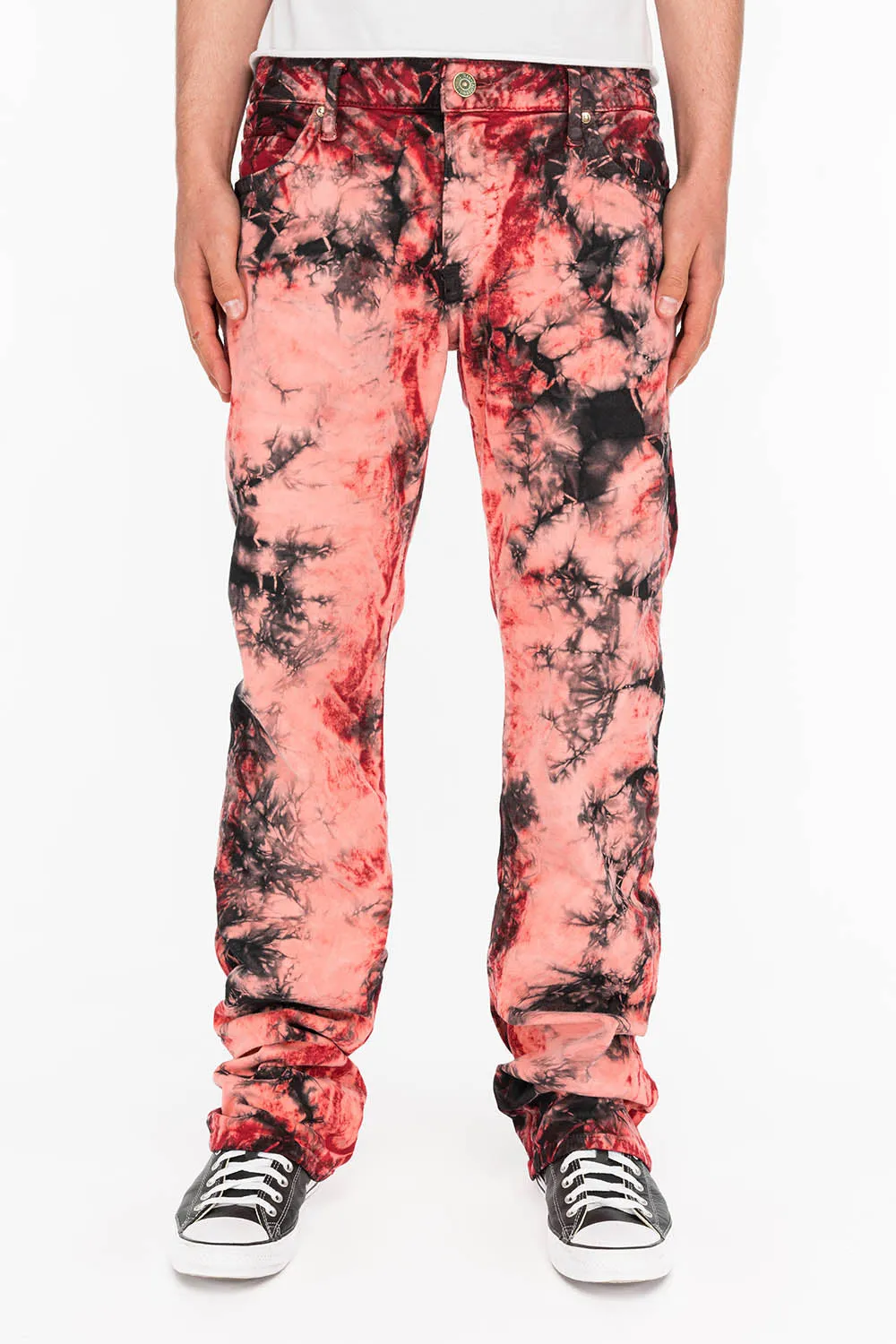 MENS CLASSIC STRAIGHT LEG LONG FLAP JEANS IN APACHE WITH CRYSTALS sold by Robin's Jean product image thumbnail 4