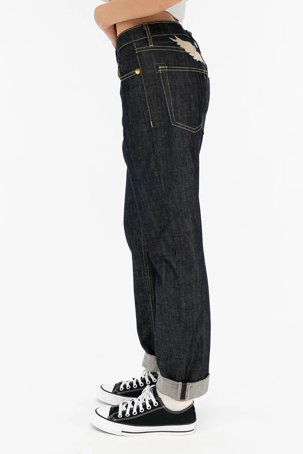 WOMENS BOYFRIEND STYLE JEANS IN RAW sold by Robin's Jean product image thumbnail 2