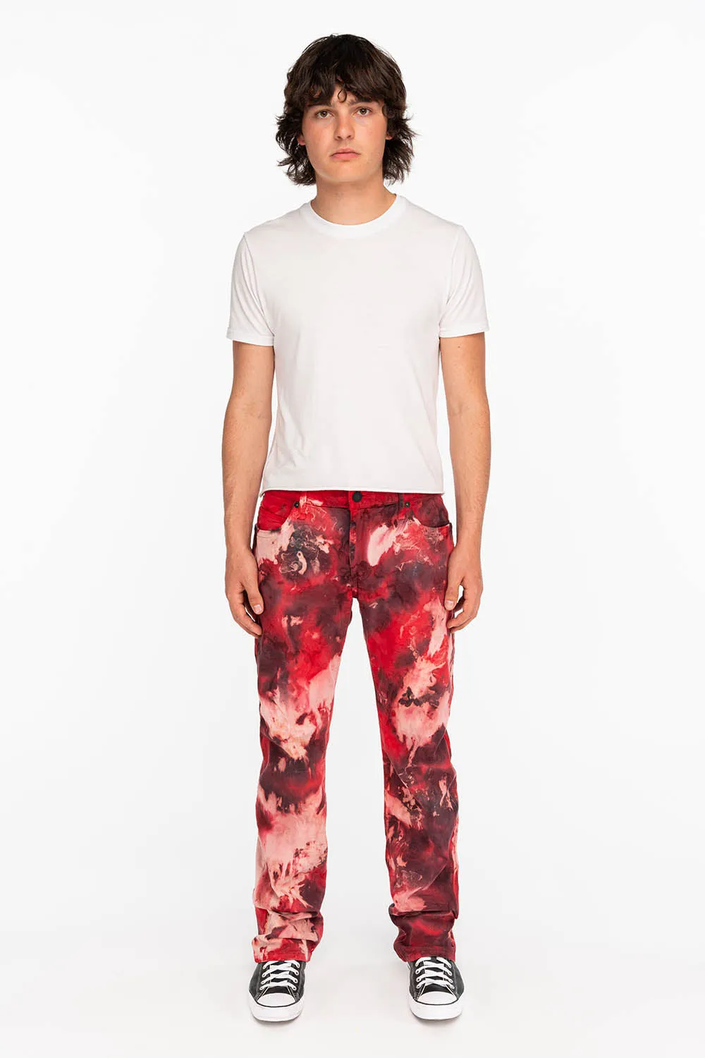 MENS CLASSIC STRAIGHT LEG LONG FLAP JEANS WITH CRYSTALS IN SUNDANCE sold by Robin's Jean product image thumbnail 3