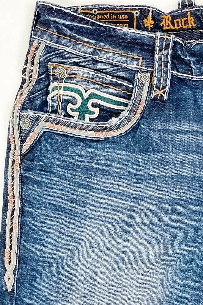 ELIJAH STRAIGHT JEANS sold by Rock Revival product image thumbnail 5