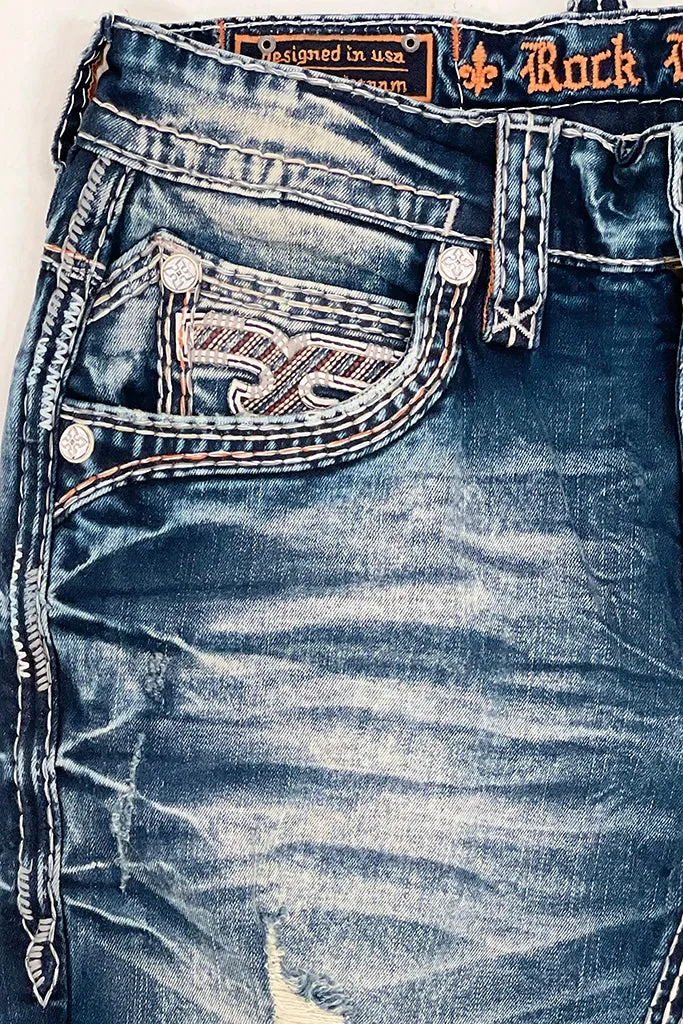 BRAYEN ALT STRAIGHT JEANS sold by Rock Revival product image thumbnail 5