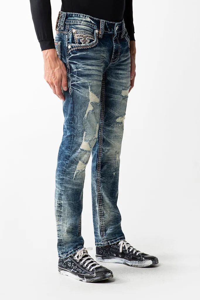 BRAYEN ALT STRAIGHT JEANS sold by Rock Revival product image thumbnail 2