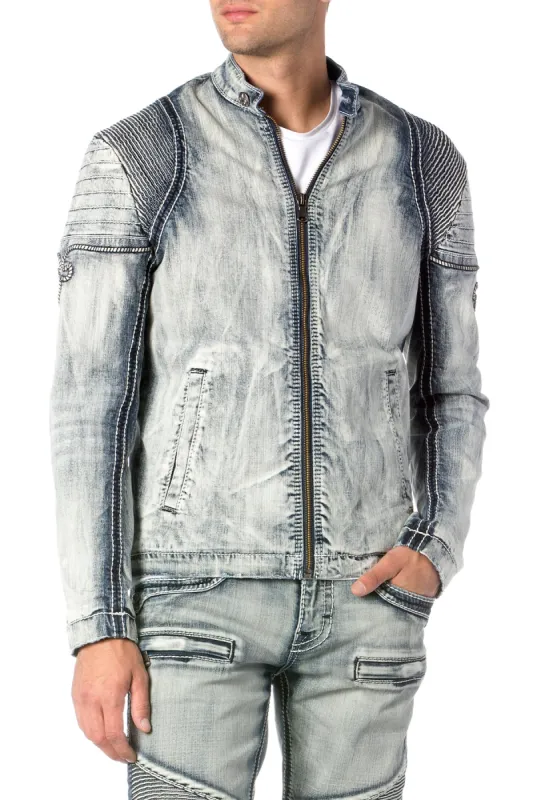 BAMFORD MOTO DENIM JACKET sold by Rock Revival